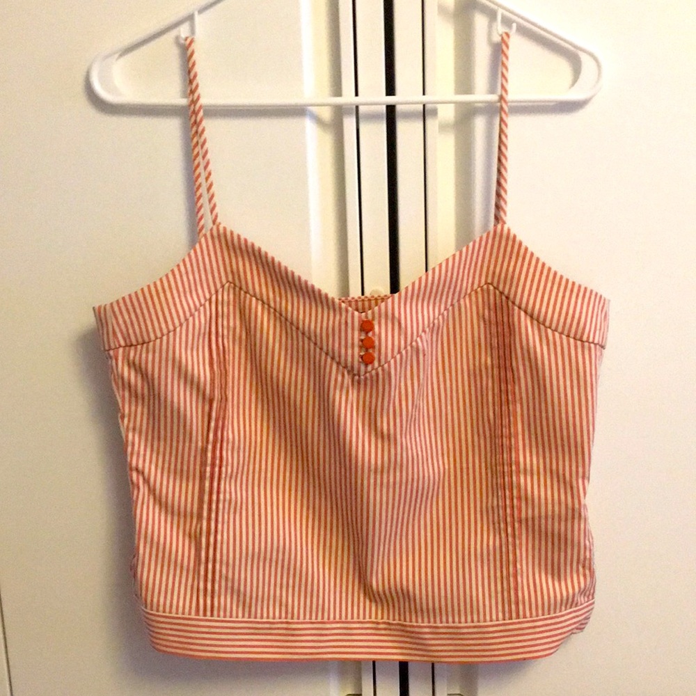 Marc Jacobs Cute Pinstripe Top Sz8